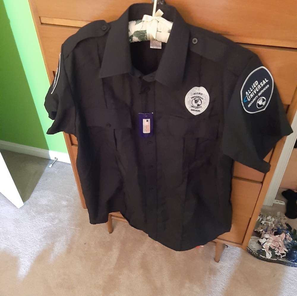 Security Uniform, black allied universal security services
